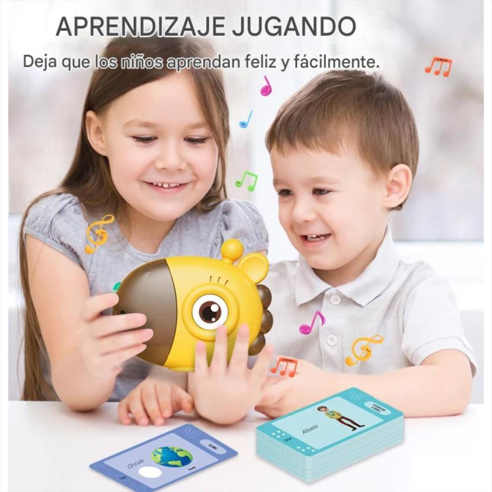 Juguete Interactivo Jirafa Para Aprender Inglés Con Tarjetas img #5