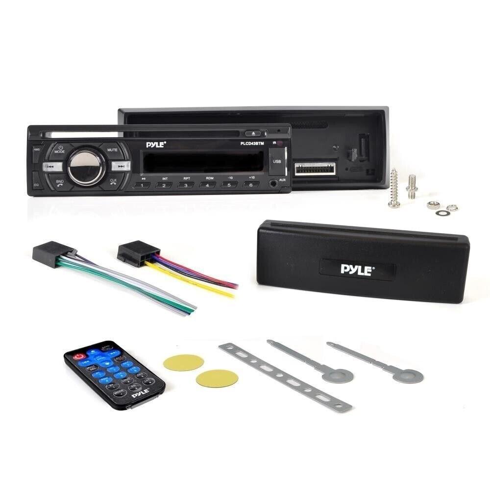 Receptor Estéreo Marino Pyle Bluetooth Manos Libres Single Din img #5