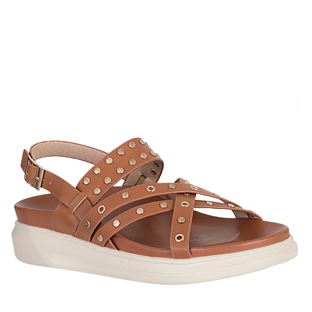 Plataforma Casual de Mujer Frattini soft Sand.3j8296-161