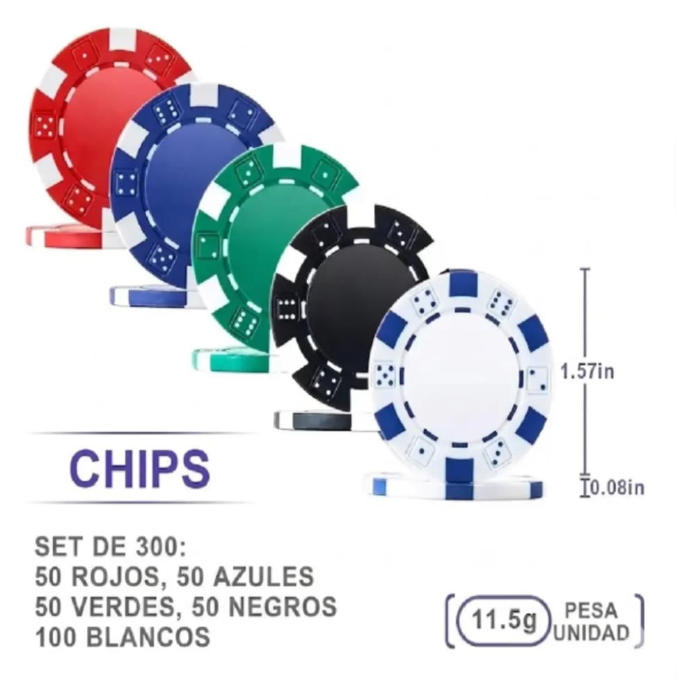 Juego De Poker De 300Pcs img #7