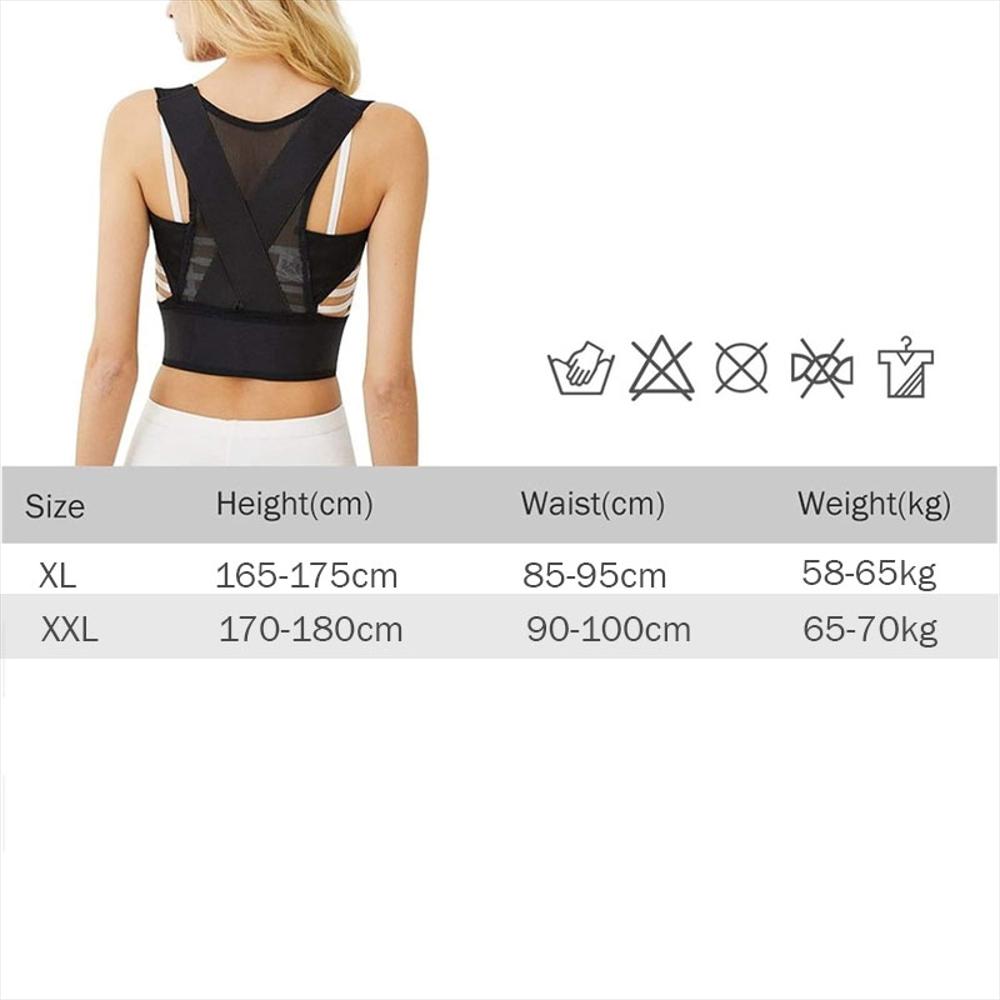 Corrector De Postura Ajustable Y Transpirable Xl img #2