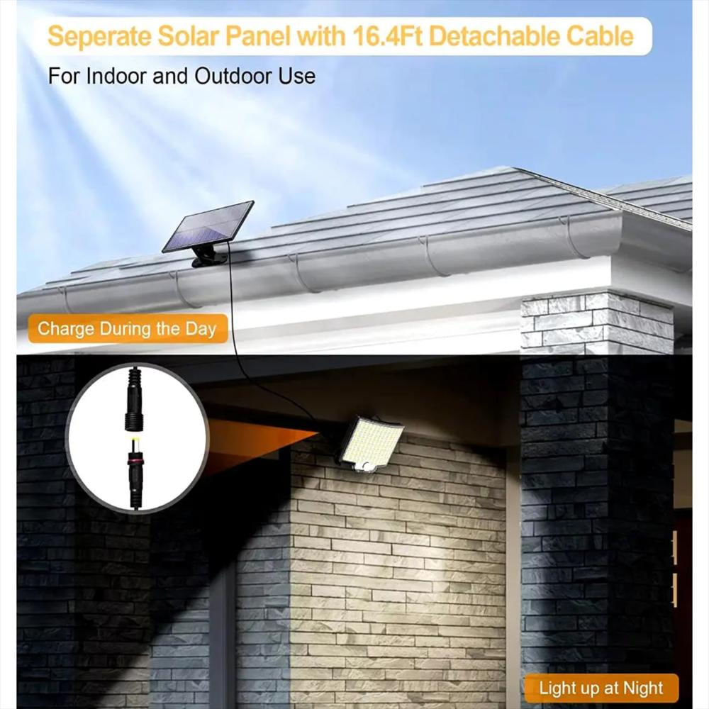 Reflector Autonomo Con Panel Solar Recargable Ip 65 1500Ma img #5