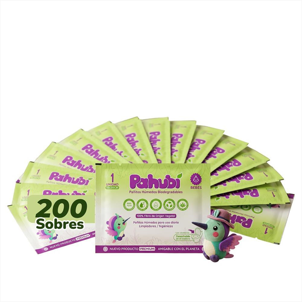 Pañitos Húmedos Biodegradables Combo 10 Práctico img #1