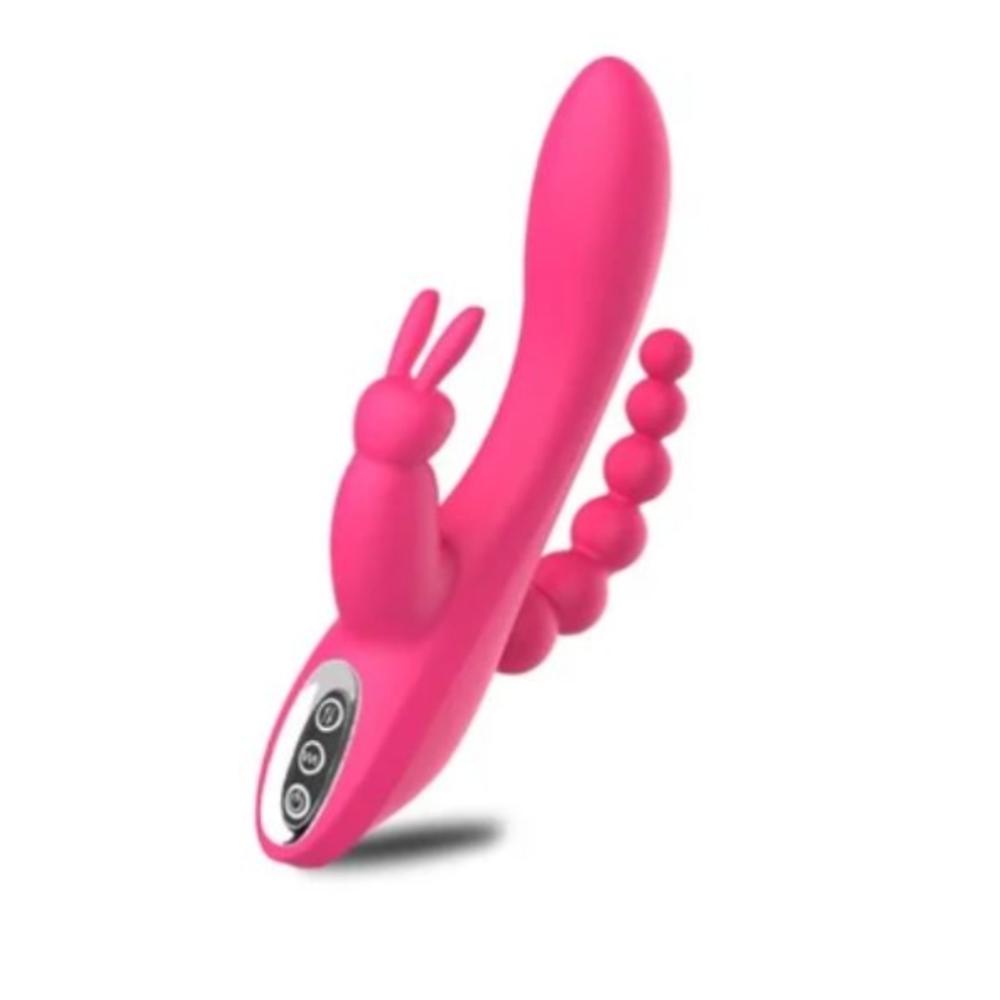 Vibrador Conejo 3 En 1 Recargable img #1
