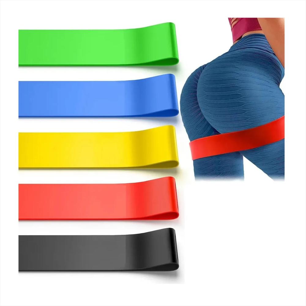 Kit De Ejercicio Bandas Elasticas De Latex 5 Niveles img #3