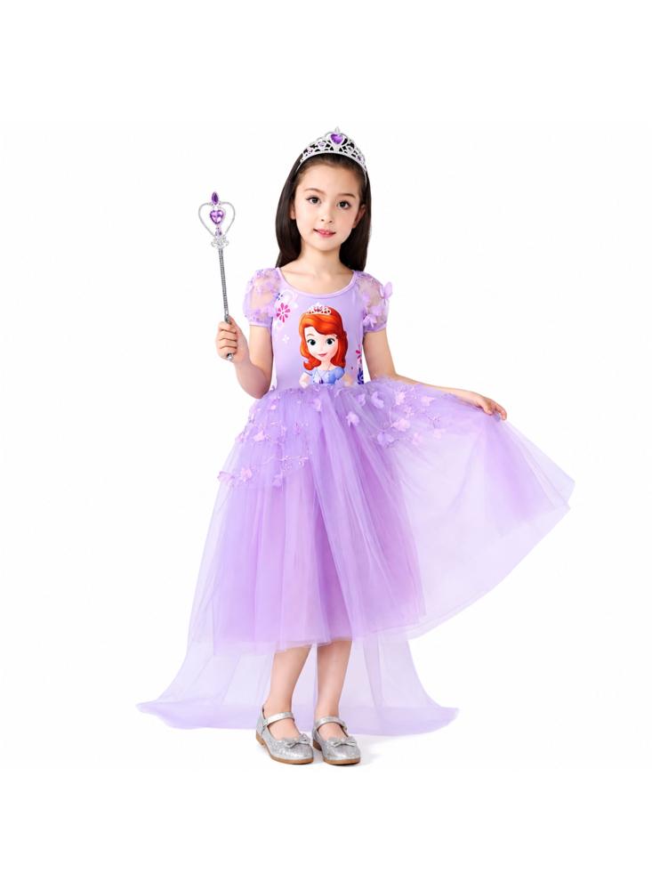 Disfraz Infantil Princesa Sofía Lila img #1