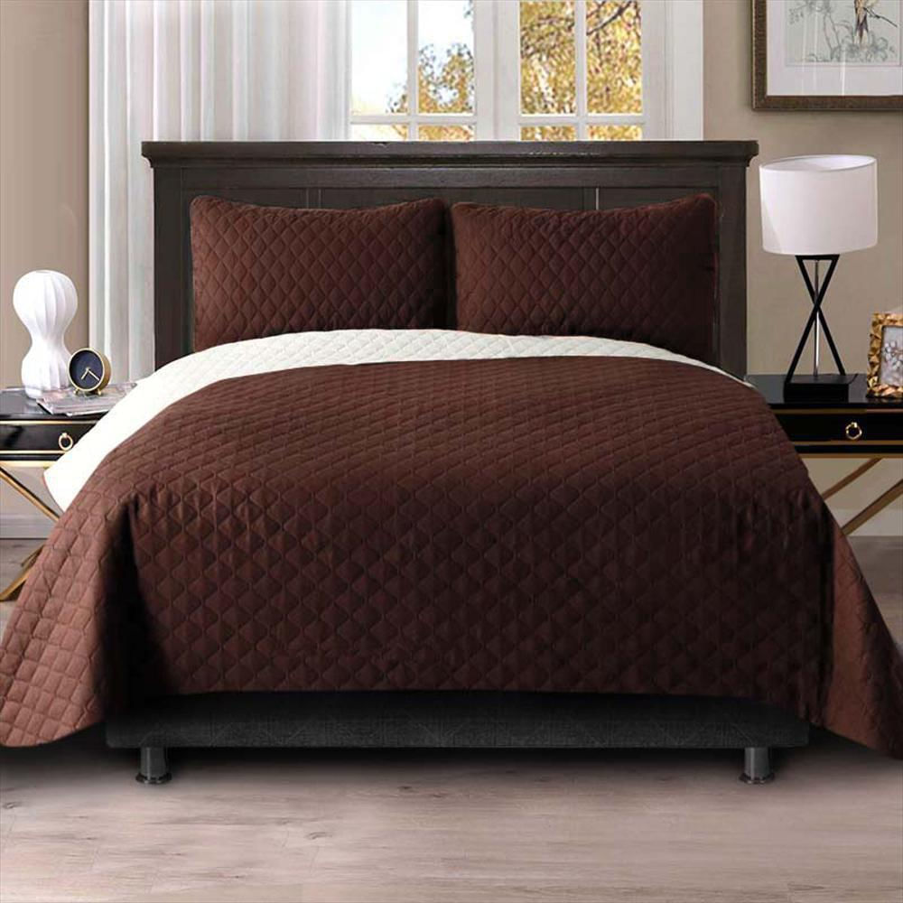 Colcha Semidoble Café Beige img #1