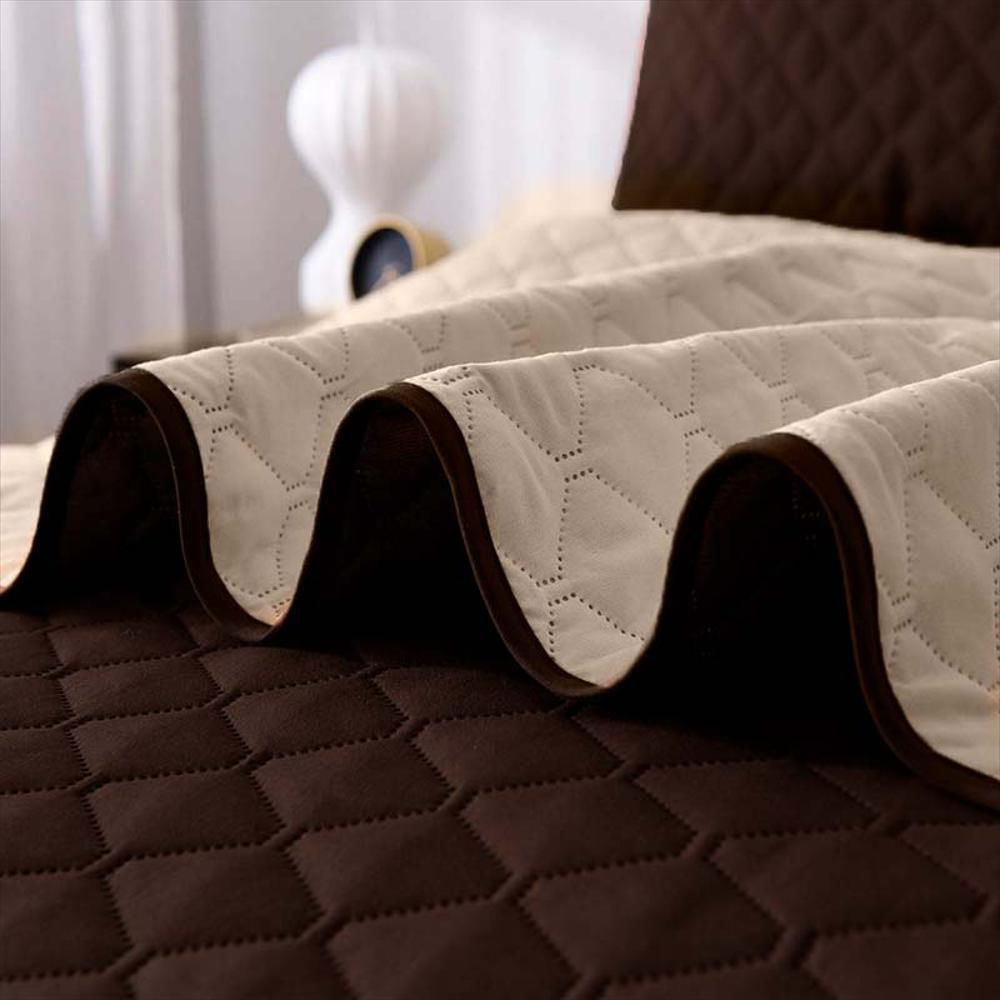 Colcha Semidoble Café Beige img #3
