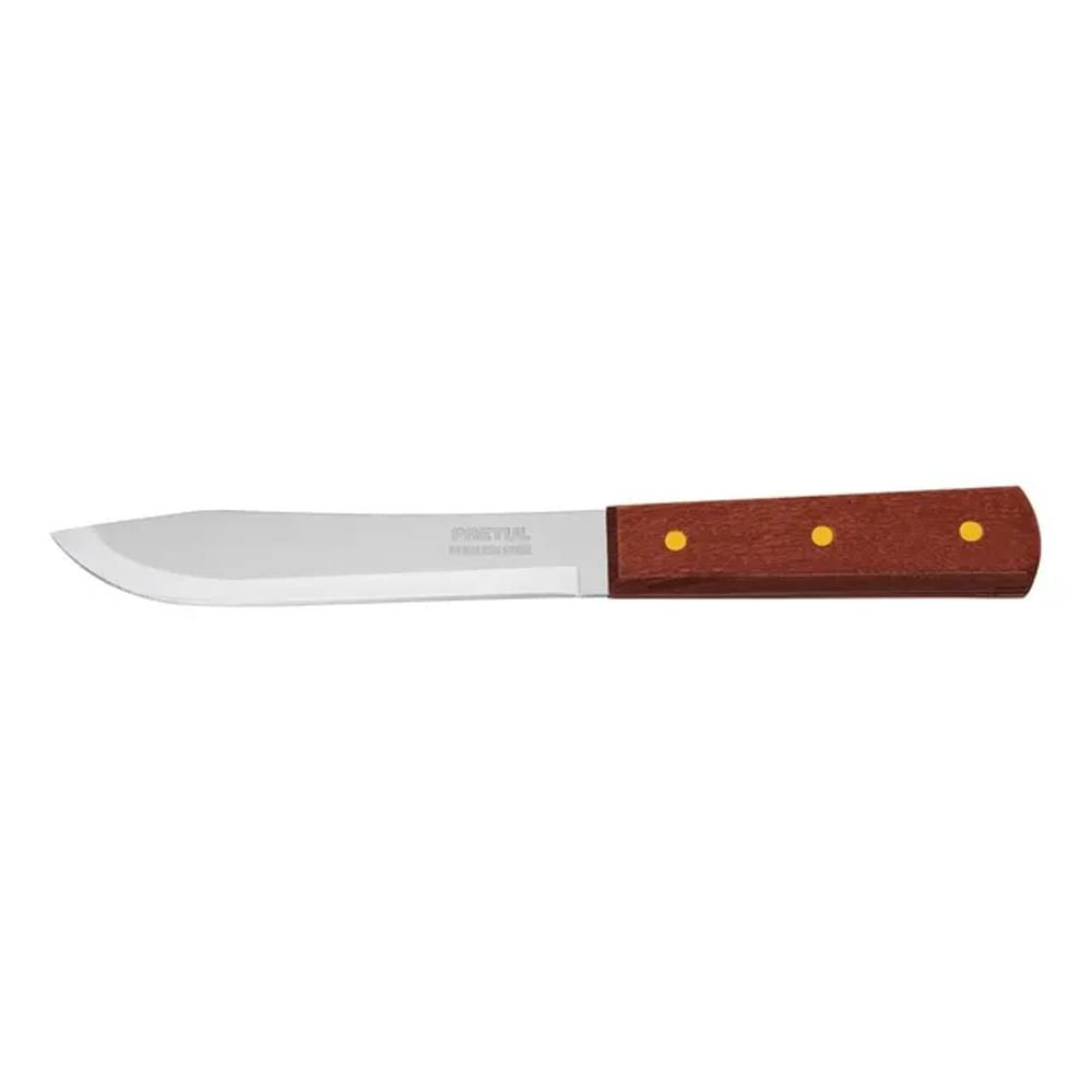 Cuchillo Multiusos De Cocina Con Mango De Madera Con Tres Remaches img #2
