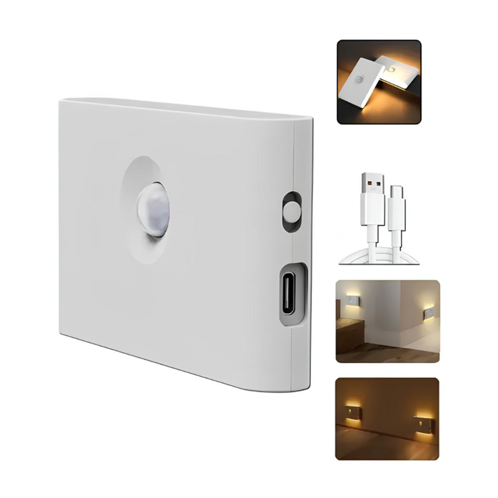 Luz Led Inteligente Pared Sensor De Movimiento Recargable img #1
