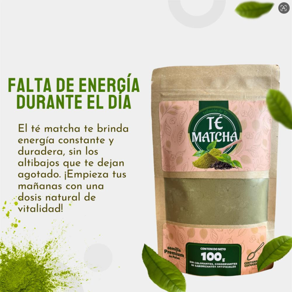 Té Matcha En Polvo Semilla Premium 100 G img #2