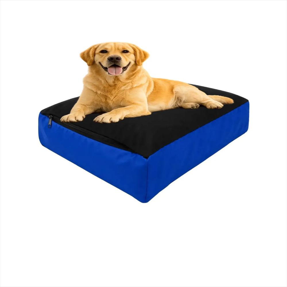 Colchon Lavable Grande Azul Claro img #1