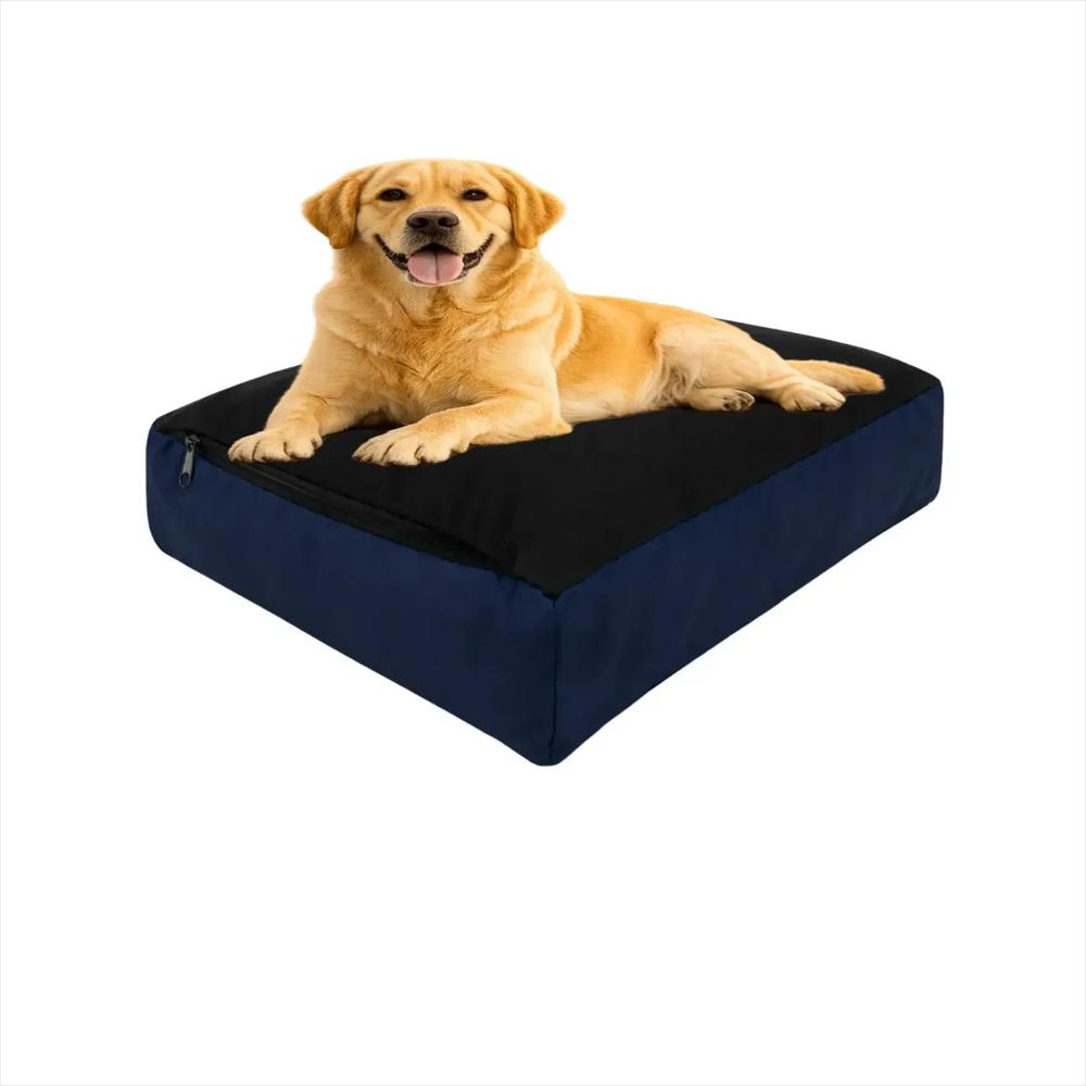 Colchon Lavable Grande Azul Oscuro img #1