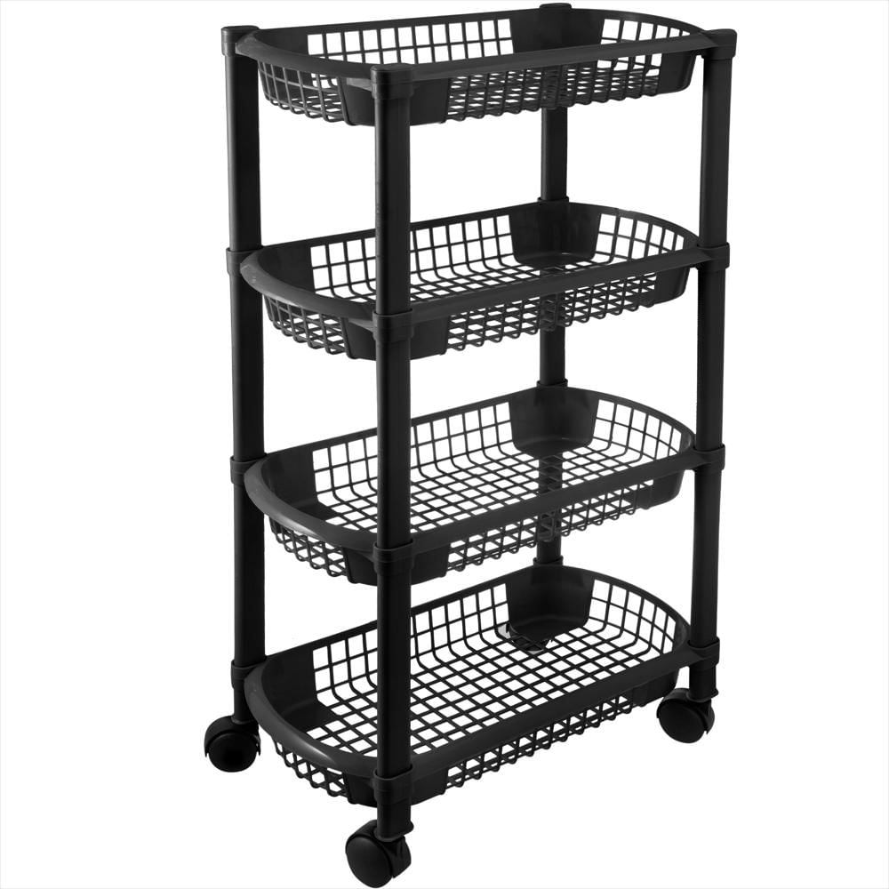 Canastilla Plastica Rectangular Multiusos 4 Niveles Marca Mq img #1