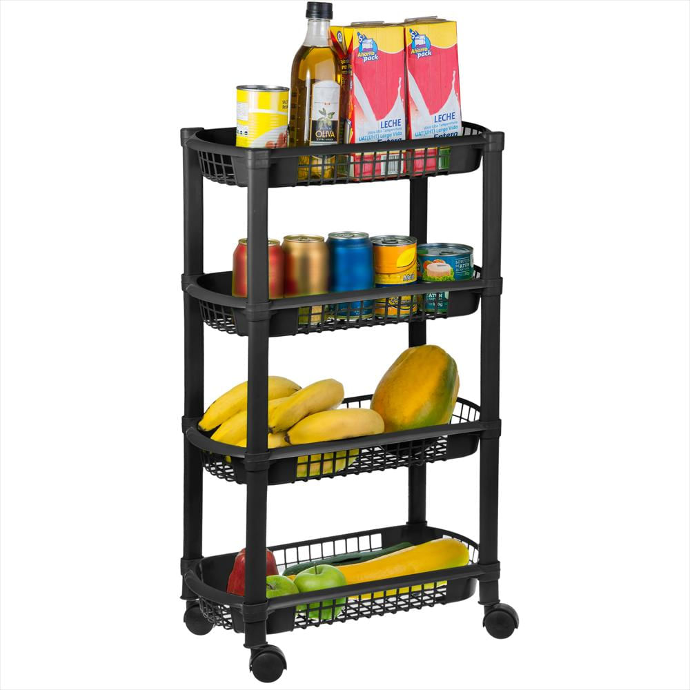 Canastilla Plastica Rectangular Multiusos 4 Niveles Marca Mq img #3
