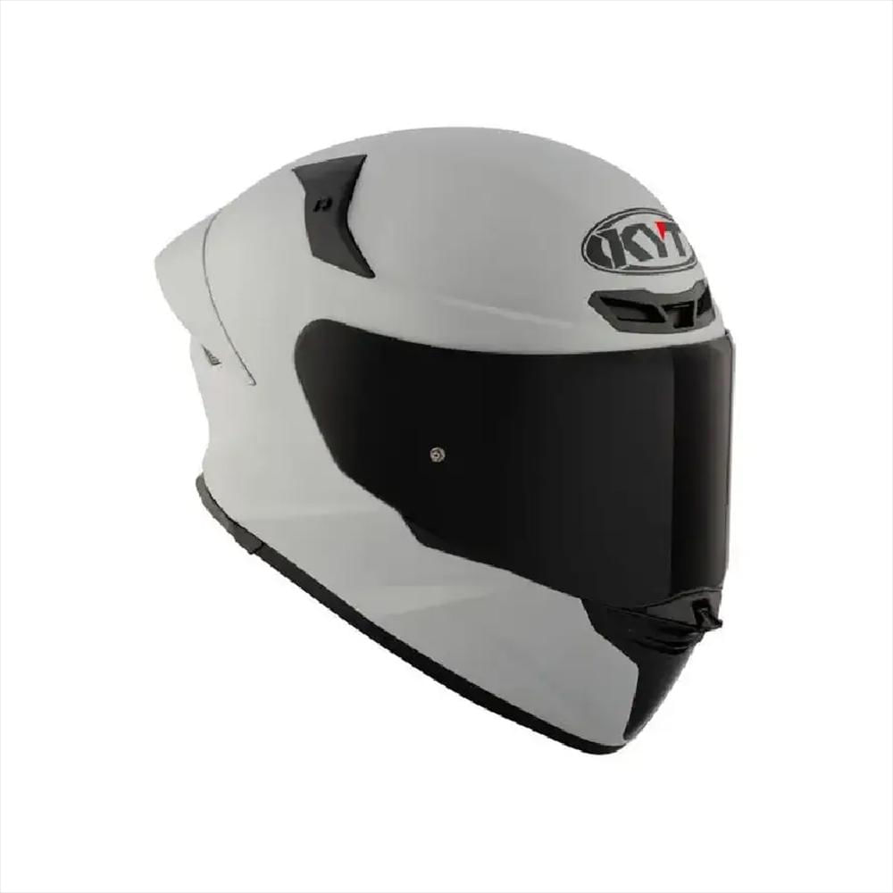 Casco Kyt Tt Revo Plano Gris Claro img #4