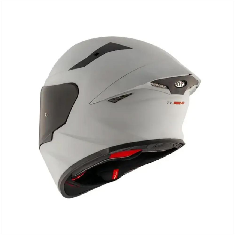 Casco Kyt Tt Revo Plano Gris Claro img #5