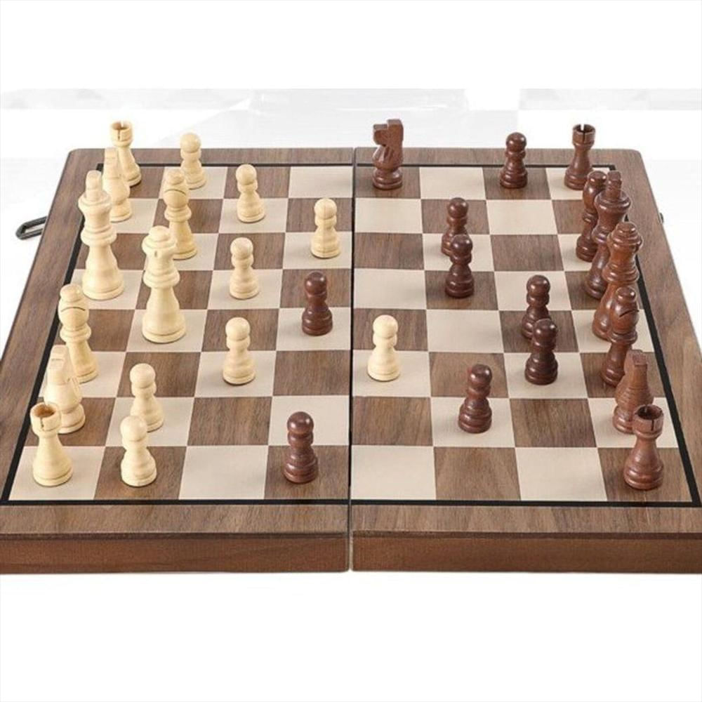 Ajedrez Magnético En Madera 40Cm img #3