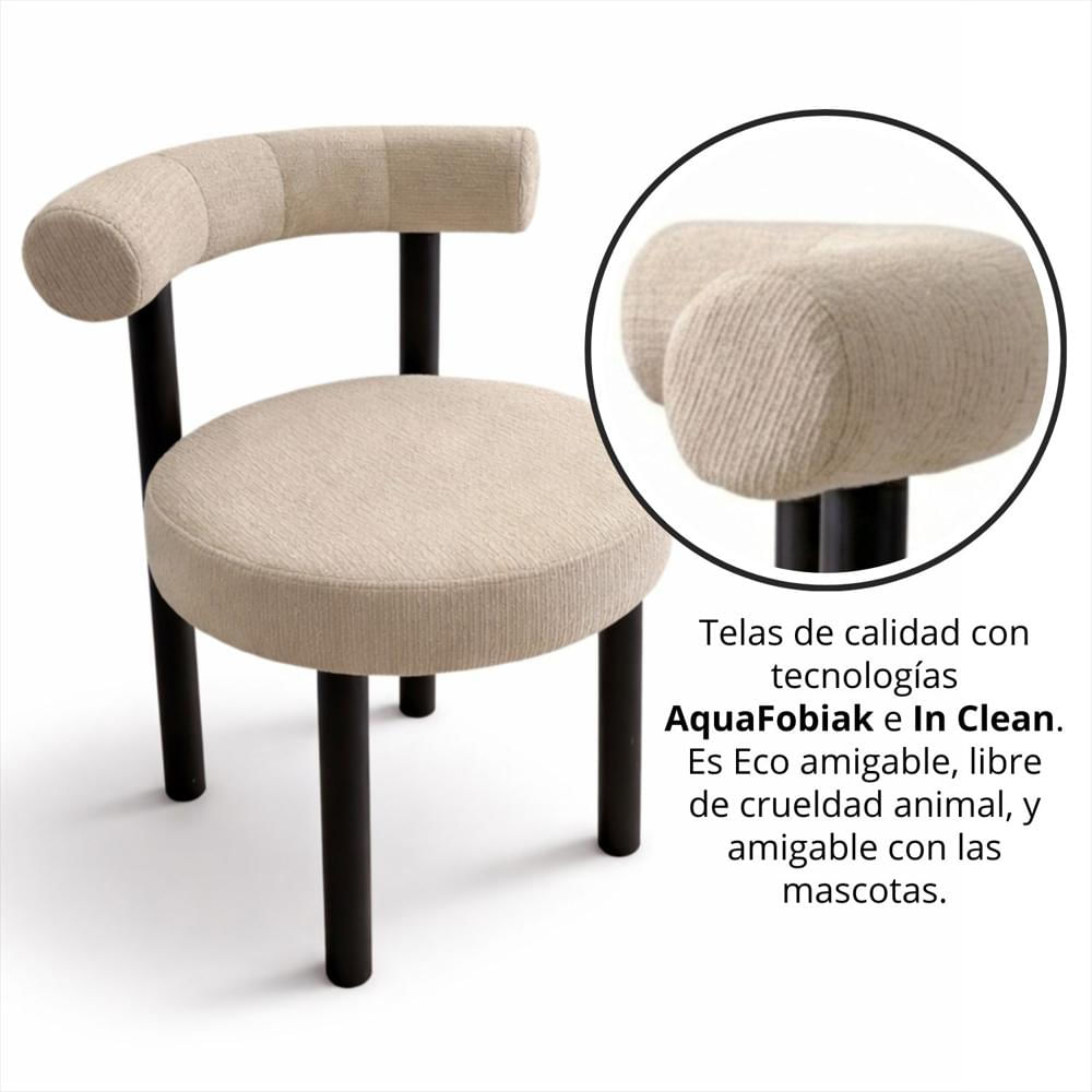 Silla De Comedor Kanala Beige img #3
