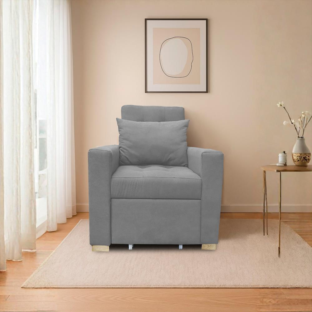 Poltrona Mood Multifuncional Reclinable Gris img #2