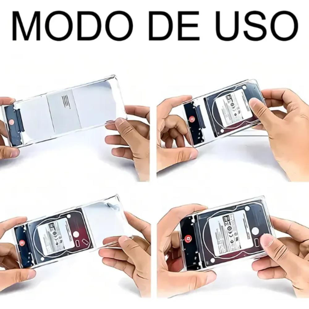 Carcasa Transparente Ara Disco Duro Hdd Y Ssd 3.0 img #2