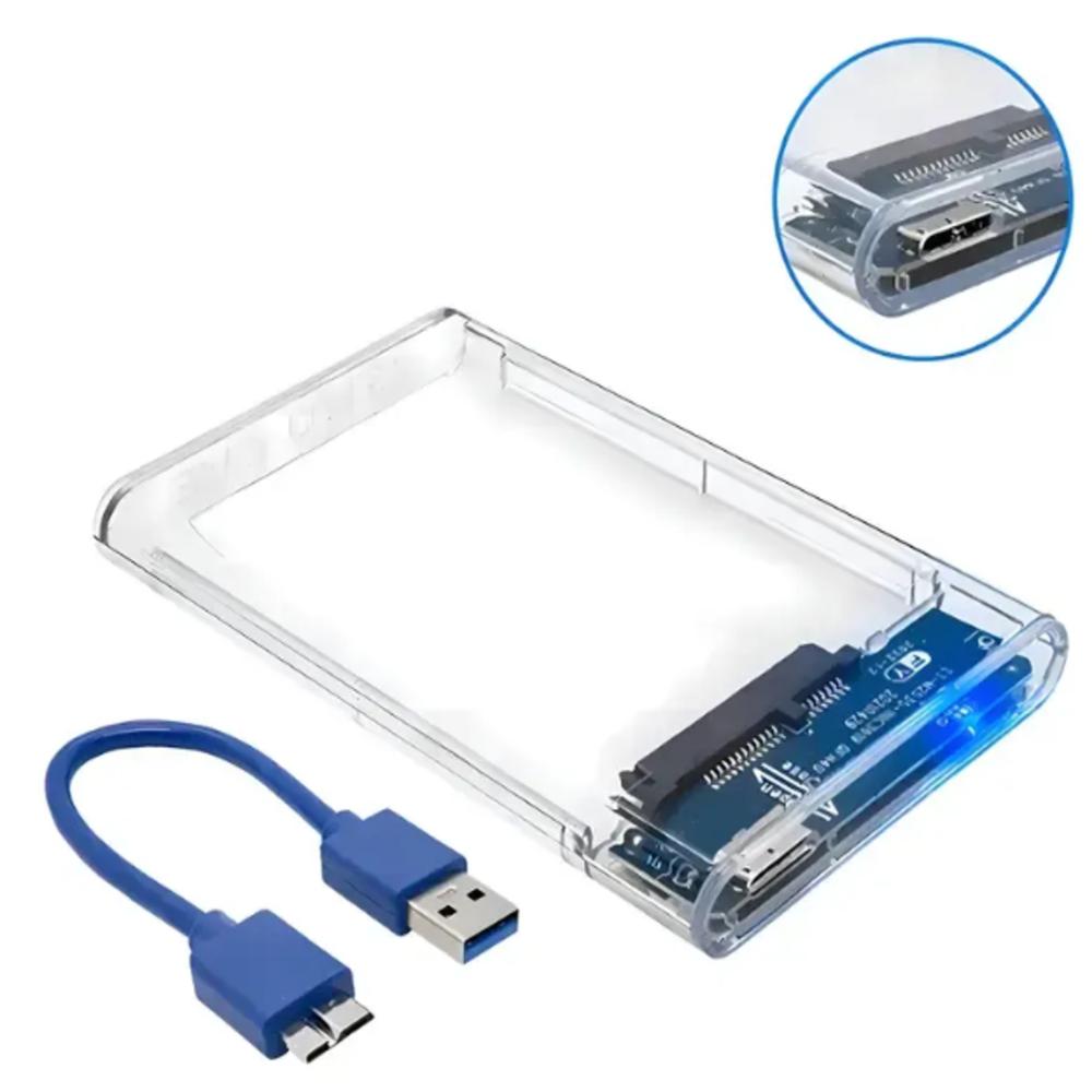 Carcasa Transparente Ara Disco Duro Hdd Y Ssd 3.0 img #3