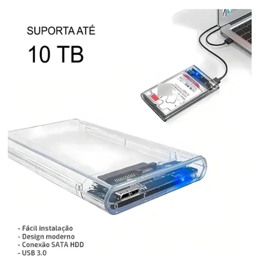 Carcasa Transparente Ara Disco Duro Hdd Y Ssd 3.0 img #4