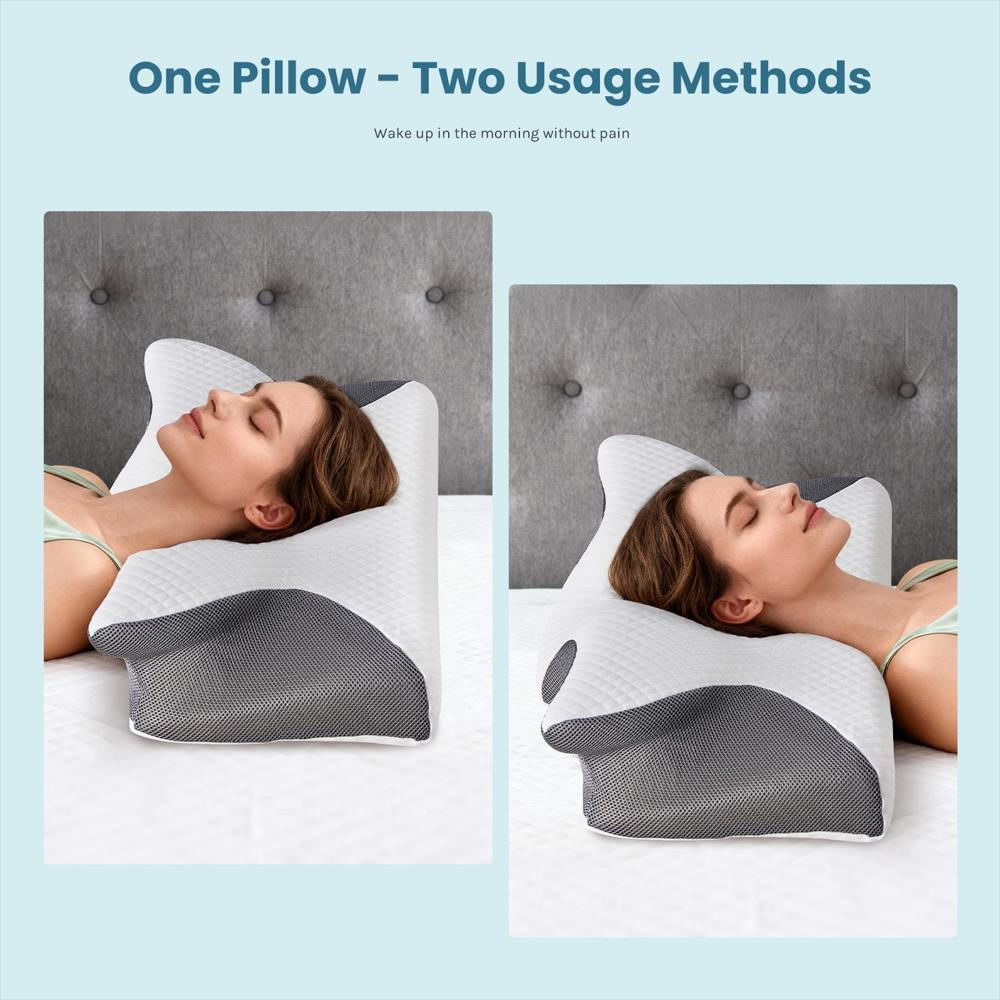 Almohada Cervical Edx De Espuma Viscoelástica Con Soporte Ergonómico img #5