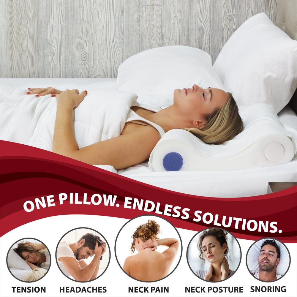 Almohada Cervical Ortopédica Core Products Double Core Select Con 4 Soportes img #2
