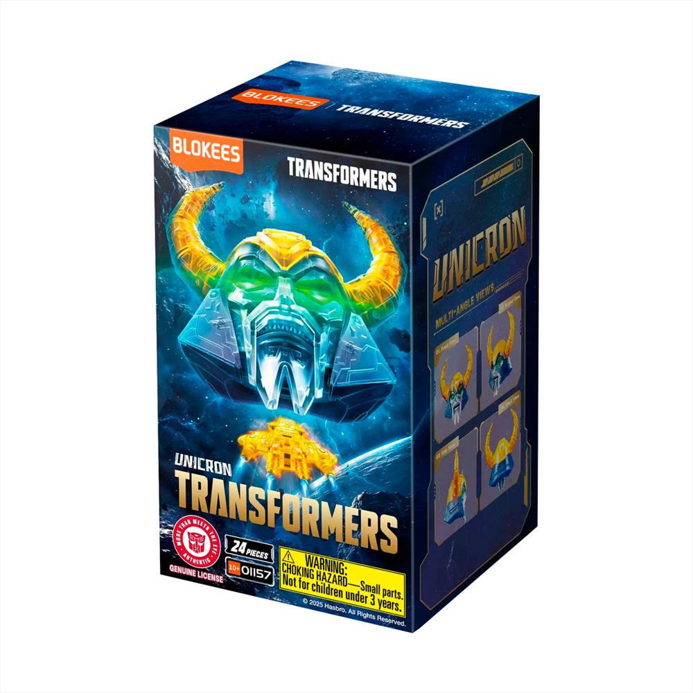 Model Kit De Blokees Transformers Galaxy Version Unicron Transparent img #2