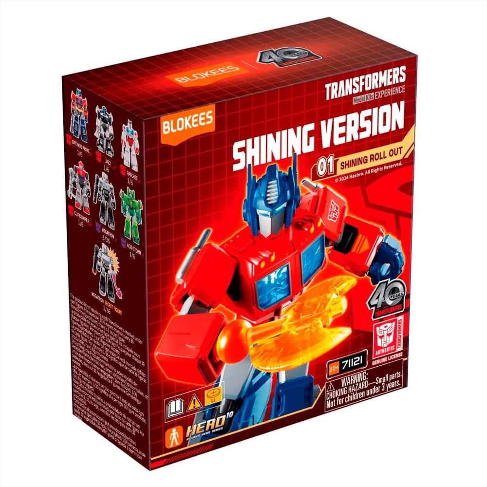 Model Kit De Blokees Transformers Shining V01 Shin Roll Out Surtido img #2