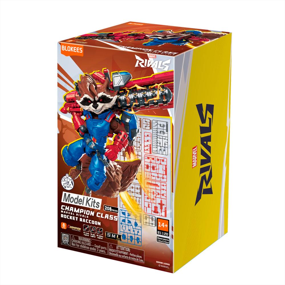 Model Kit De Blokees Marvel Rivals Champion Class 08 Rocket Raccoon img #2