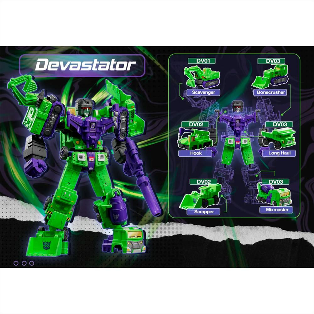 Model Kit De Blokees Transformers Defender Version Devastator img #3