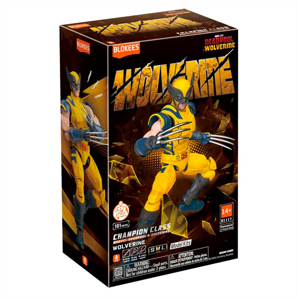 Model Kit De Blokees Marvel Studios Deadpool Wolverine Champion 05 img #3