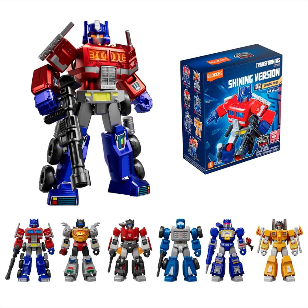 Model Kit De Blokees Transformers Shining V02 Shining 1985 Surtido img #1