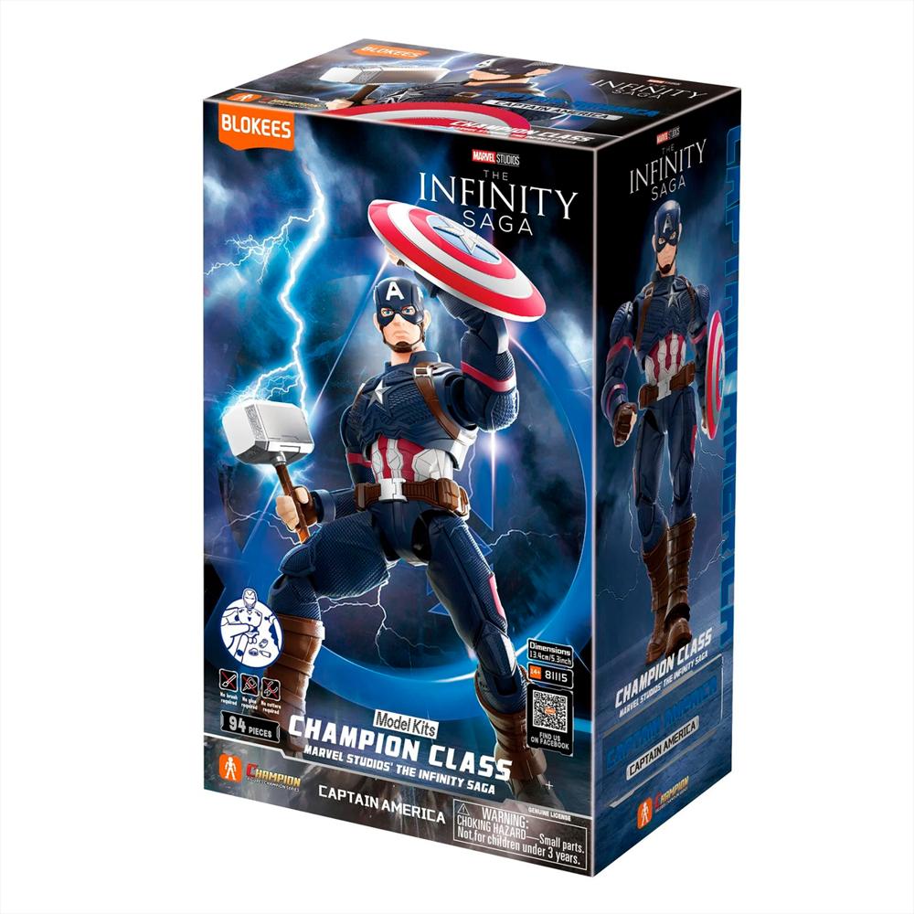 Model Kit De Blokees Marvel Infinity Saga Champ Class Captain America img #5