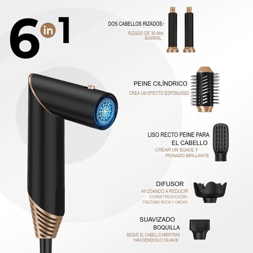Secador De Cabello Multifuncional 6 En 1 img #5