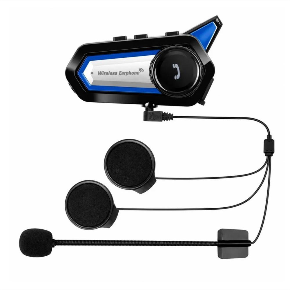 Intercomunicador Bluetooth Bt 31 Universal Para Casco De Moto Con Micrófono img #2