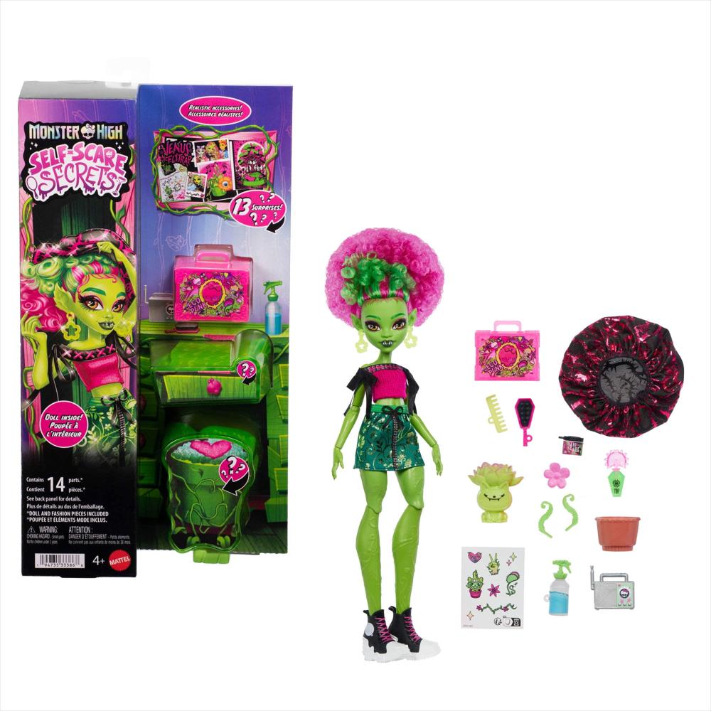 Muñeca Monster High Self Scare Secrets Venus Mcflytrap Con 13 Accesorios img #1