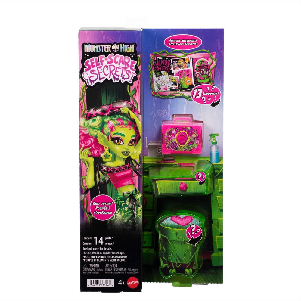 Muñeca Monster High Self Scare Secrets Venus Mcflytrap Con 13 Accesorios img #3
