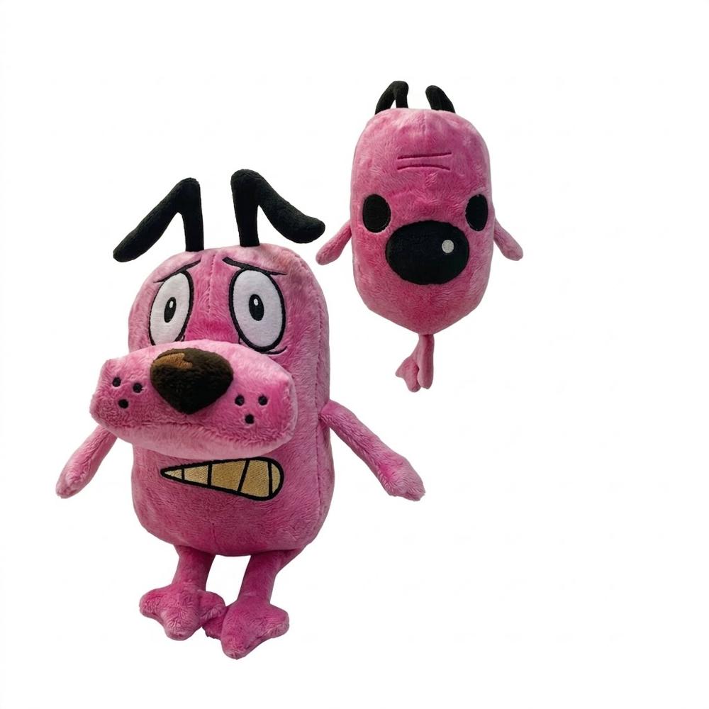 Peluche El Perro Coraje Rosado img #1