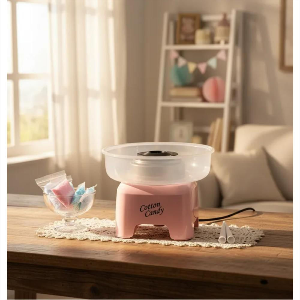 Máquina De Algodón De Azucar Casera Cumpleaños Babyshower img #2