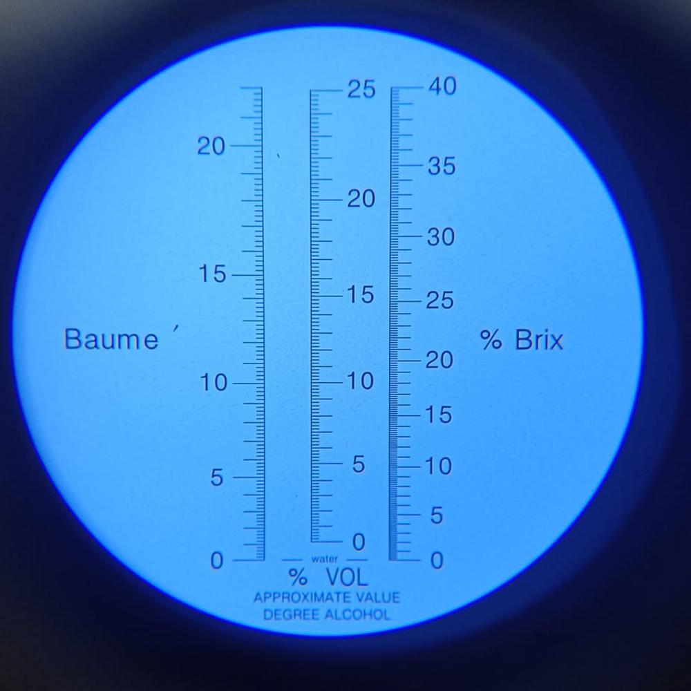 Refractómetro Grados De Alcohol Brix Baume Vv img #2