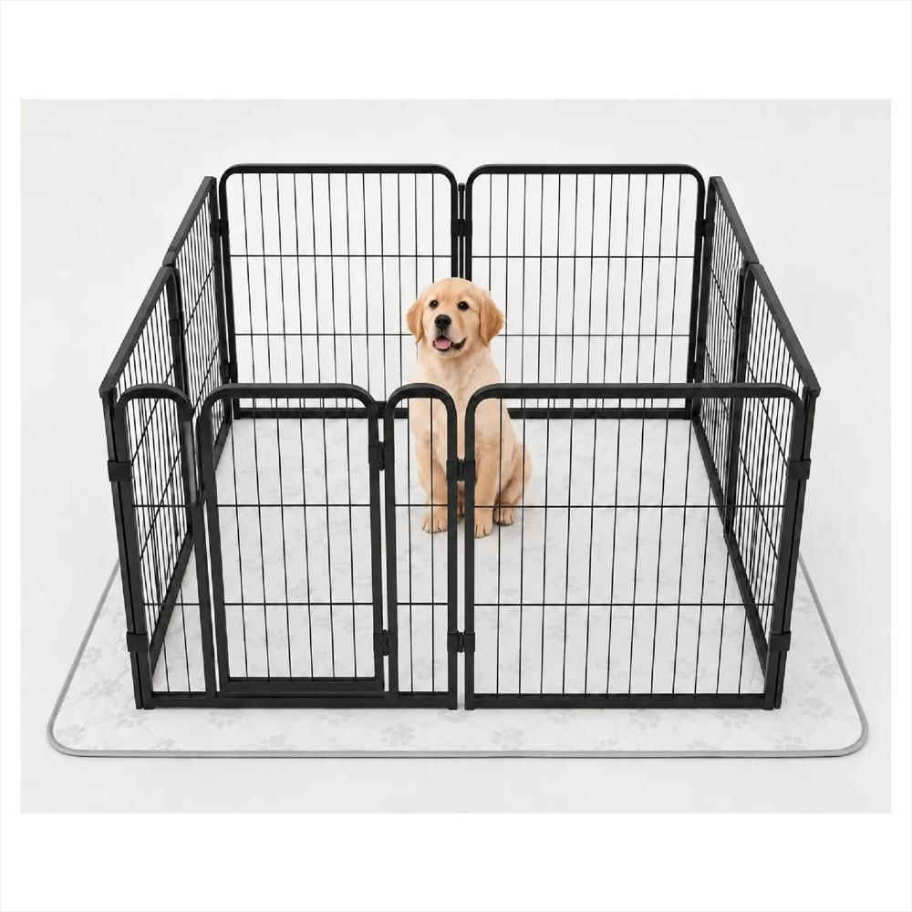 Corral Para Perros 60 Cm De Altura, Resistente 8 Paneles img #4