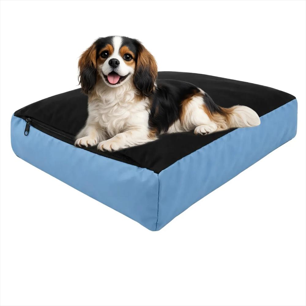 Colchon Lavable Mediano Celeste img #1