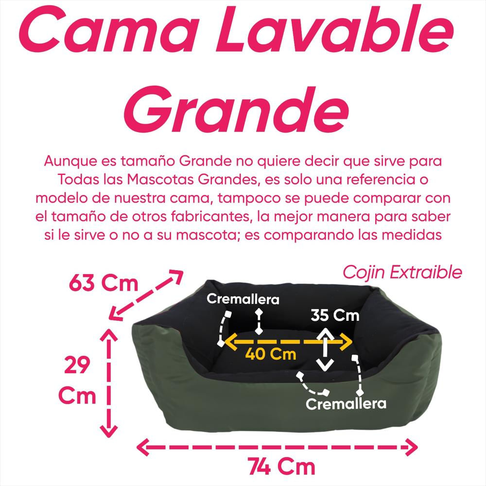 Cama Lavable Grande Celeste img #2
