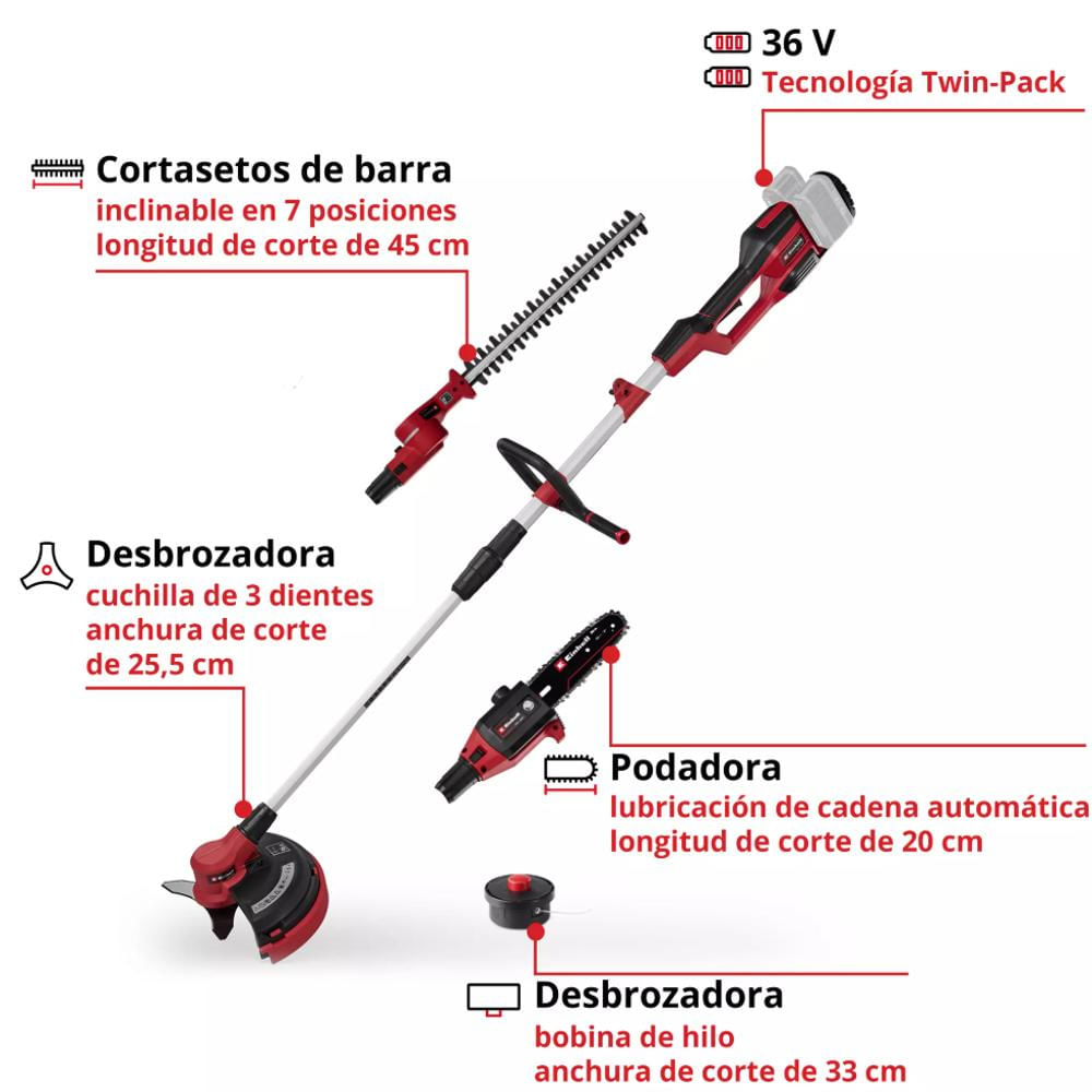 Multiherramienta 4 En 1 Einhell Ge Lm 36 Li img #2