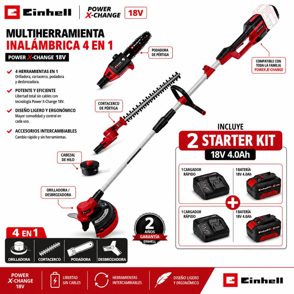 Multiherramienta 4 En 1 Einhell Ge Lm 36 Li img #5