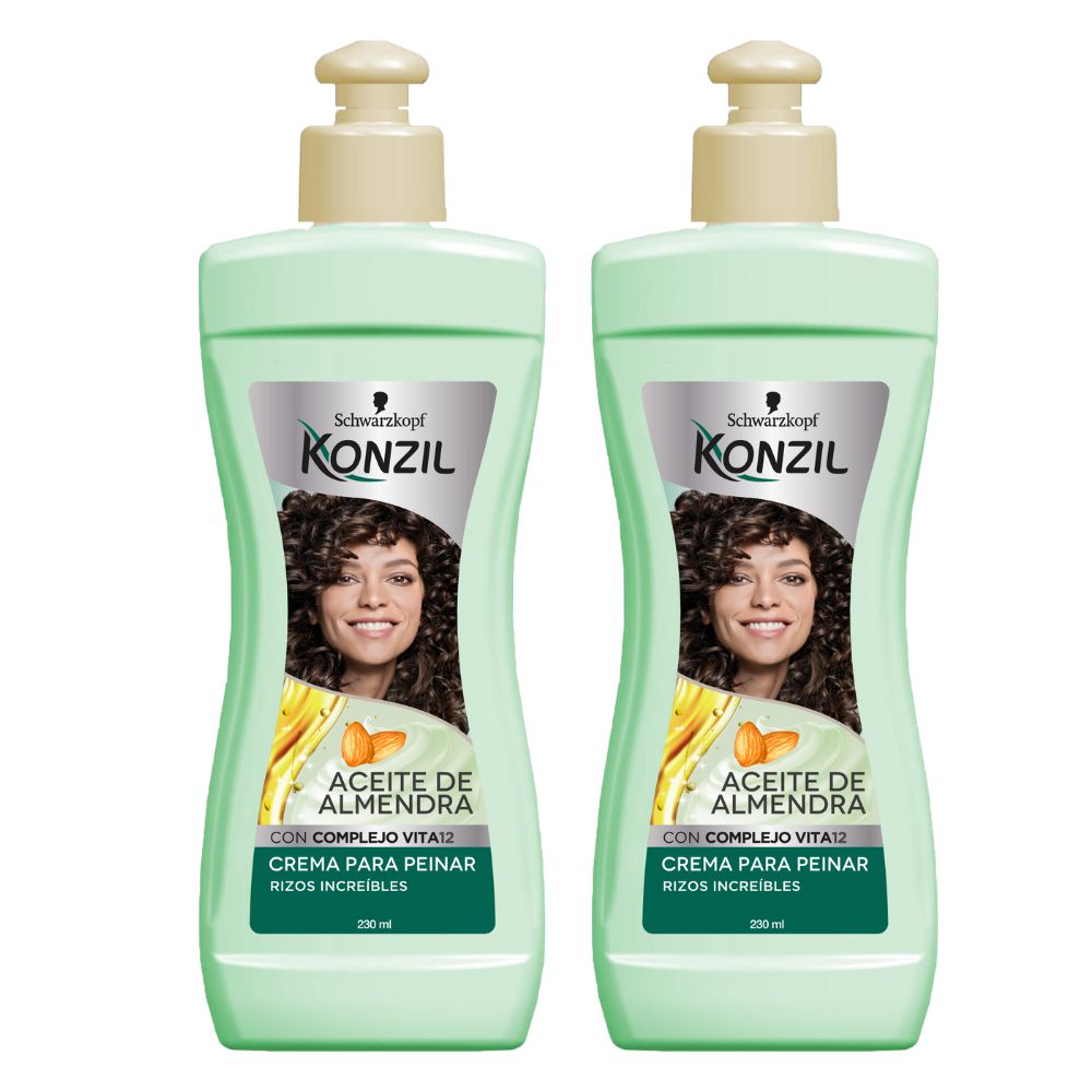 Crema para peinar KONZIL aceite de almendras (460  ml) img #1