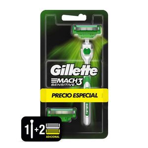 Máquina de afeitar MACH 3 sensitive + repuestos (1 und)
